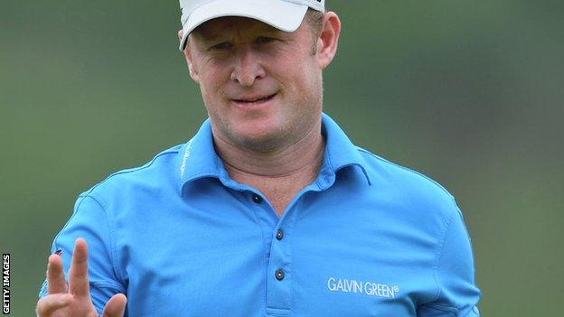 Welsh golfer Jamie Donaldson