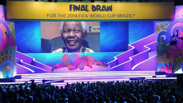 The stage for the 2014 World Cup daraw