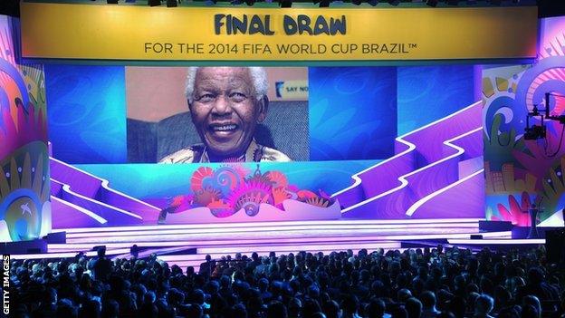 The stage for the 2014 World Cup daraw