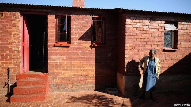 This was Mandela's house in Orlando West from 1946 until 1990