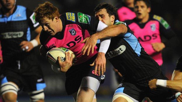 Rhys Patchell goes over