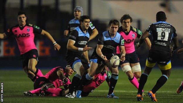 Glasgow lost 29-20 in Cardiff