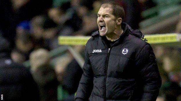 Partick Thistle manager Alan Archibald