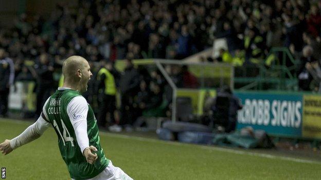 Hibernian's James Collins