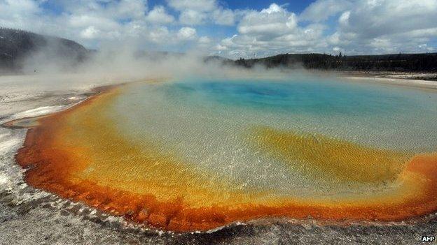 Yellowstone hot spring