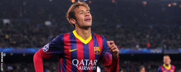 Barcelona striker Neymar