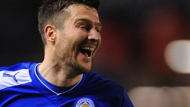 Leicester City striker David Nugent