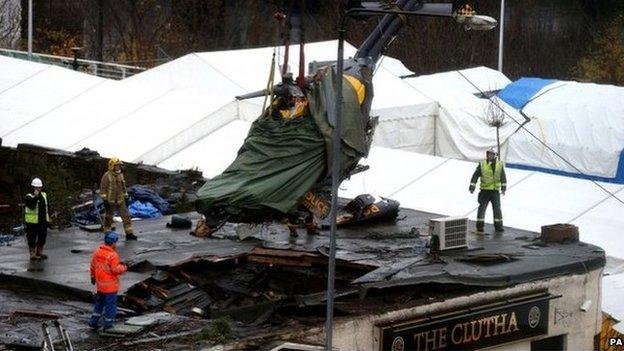 Clutha crash scene