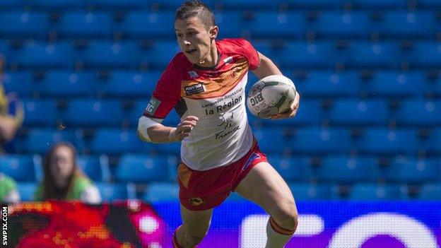 France and Catalans full-back Morgan Escare