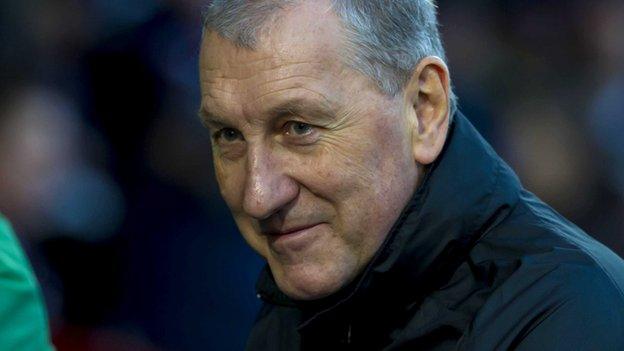 Hibs boss Terry Butcher