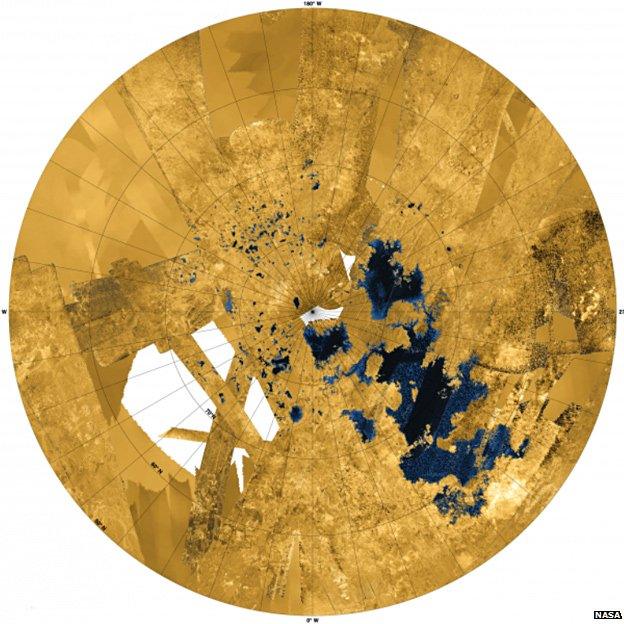 Map of Titan