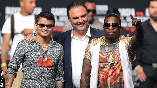 Marcos Maidana and Adrien Broner