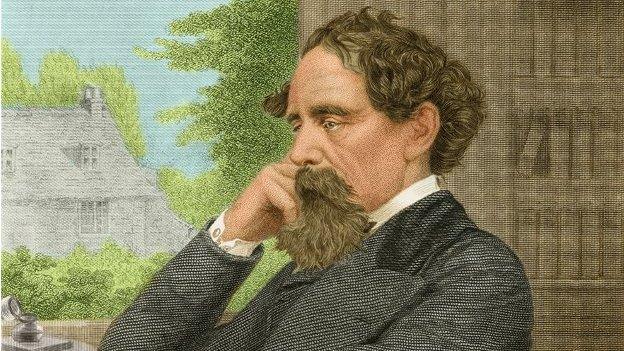 Illustration of Charles Dickens