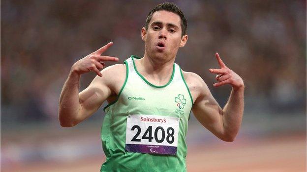 Jason Smyth retained his T13 100m and 200m titles at last year's London Paralympics