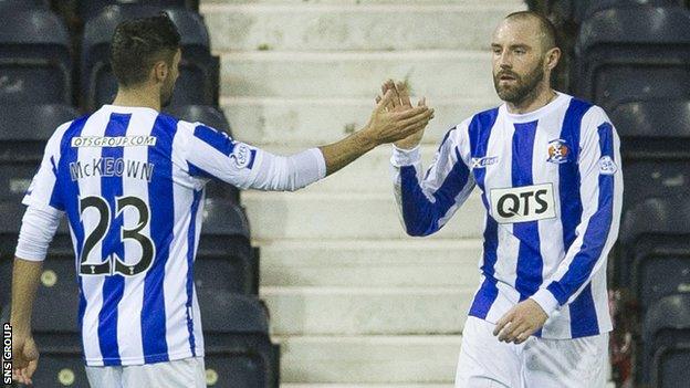 Kris Boyd (right) has scored 175 Scottish top flight goals