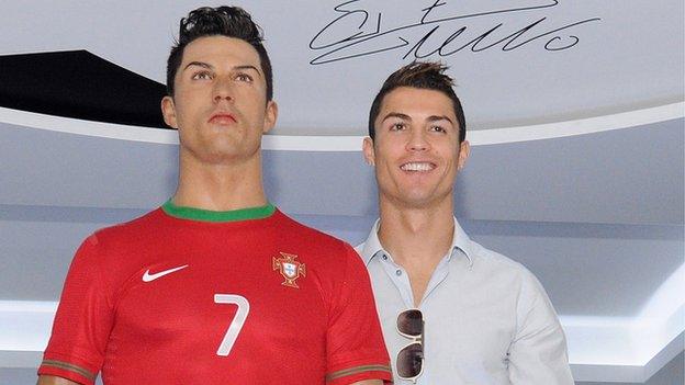 Cristiano Ronaldo at his museum