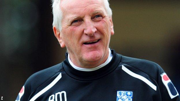 Tranmere Rovers manager Ronnie Moore