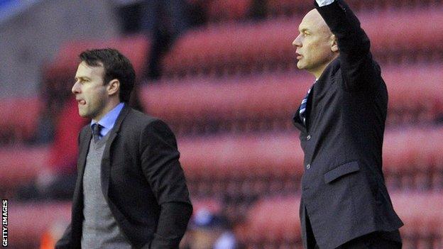 Dougie Freedman (left)