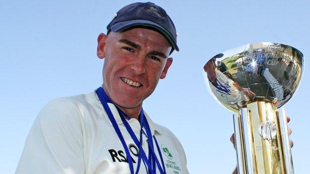 Trent Johnston helped Ireland win in the Intercontinental Cup in his final match for the country last week