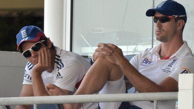 Alastair Cook and Kevin Pietersen