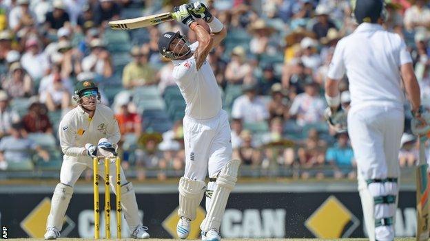 Kevin Pietersen is dismissed