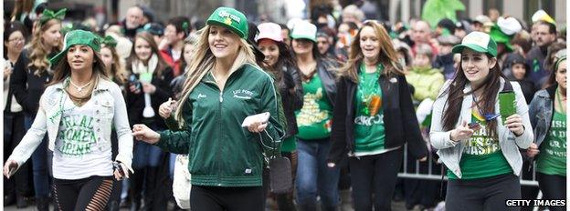 St Patrick's Day Parade, New York, 16 March 2013