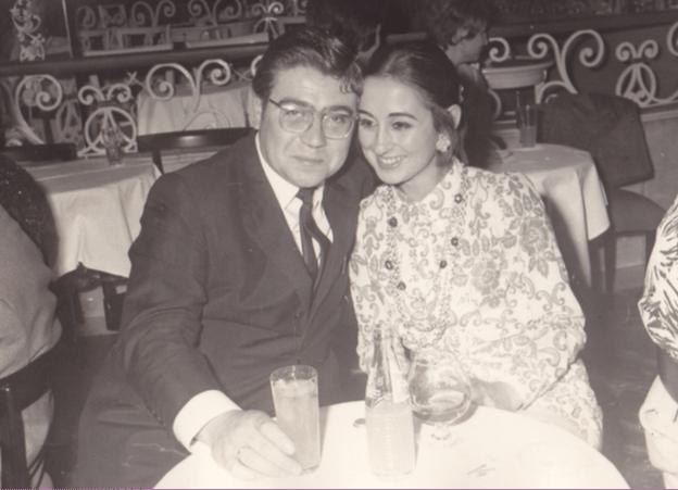 Mari Carmen Hernandez with her late husband, Jesus Maria Pedrosa