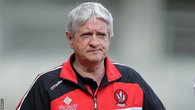 Brian McIver will be without Eoin Bradley for the McKenna Cup campaign