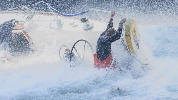 Robert Redford's unnamed sailor battles the elements in All is Lost