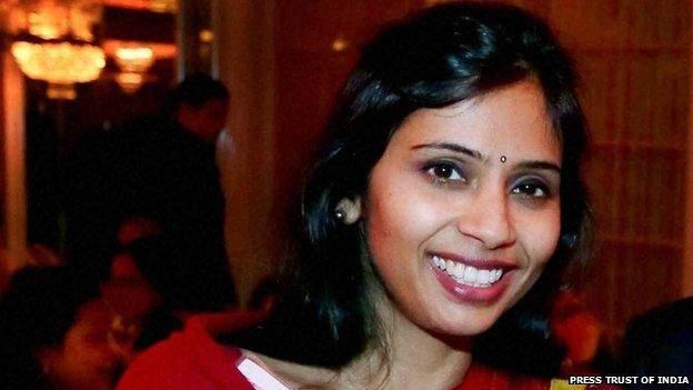 Devyani Khobragade at an event in New York