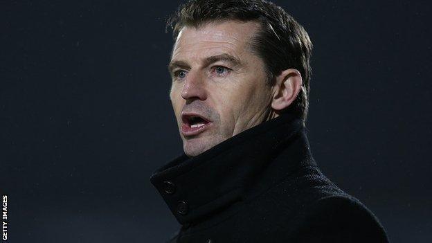 Hartlepool United manager Colin Cooper