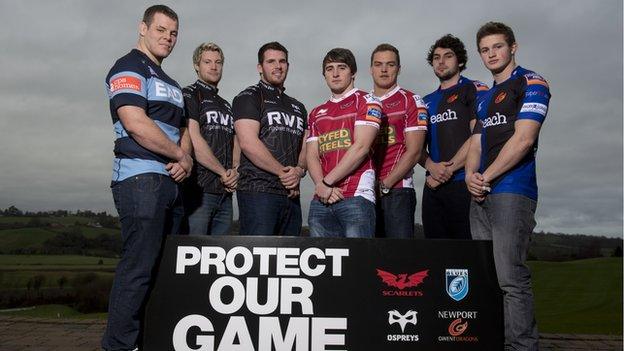 Players from the four regions