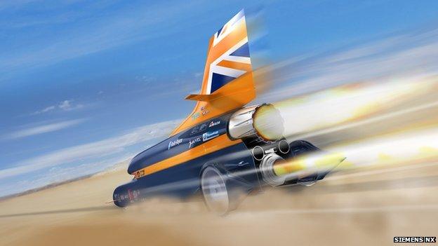 British Bloodhound rocket car