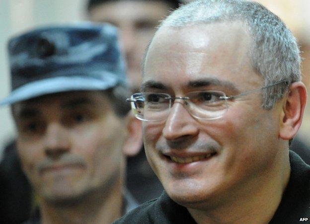 Mikhail Khodorkovsky in court in Moscow, 3 June 2011