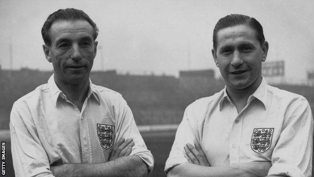 Stanley Matthews and Stan Mortensen