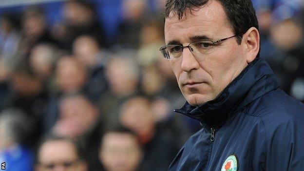 Blackburn Rovers manager Gary Bowyer