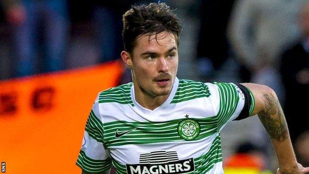 Celtic defender Mikael Lustig