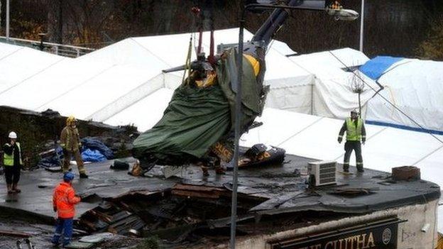 Clutha crash scene