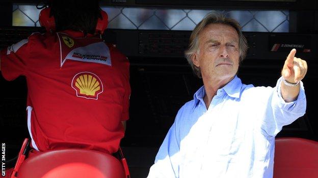 Ferrari president Luca Di Montezemolo