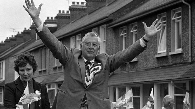 Ian Paisley electioneering in Portadown in 1984