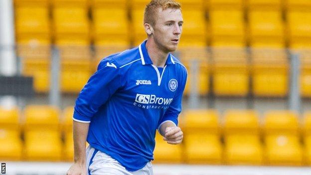 St Johnstone's Liam Caddis