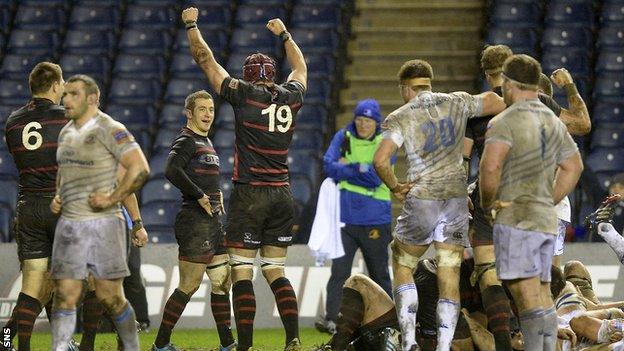 Edinburgh move up to sixth in the Pro12 with an 11-6 win over Leinster