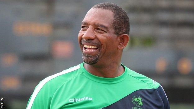 Ireland coach and West Indian native Phil Simmons