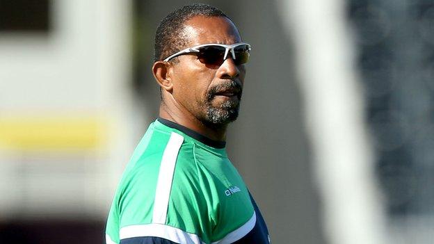 Ireland coach and West Indian native Phil Simmons