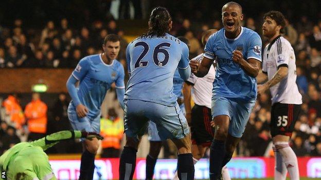 Manchester City celebrate