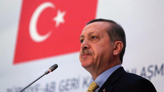 Turkish Prime Minister Recep Tayyip Erdogan, 5 Dec 13