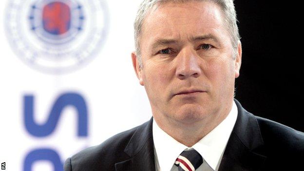 Rangers boss Ally McCoist