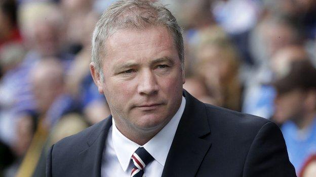 Rangers boss Ally McCoist