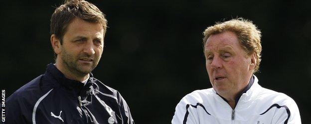 Tim Sherwood with Harry Redknapp