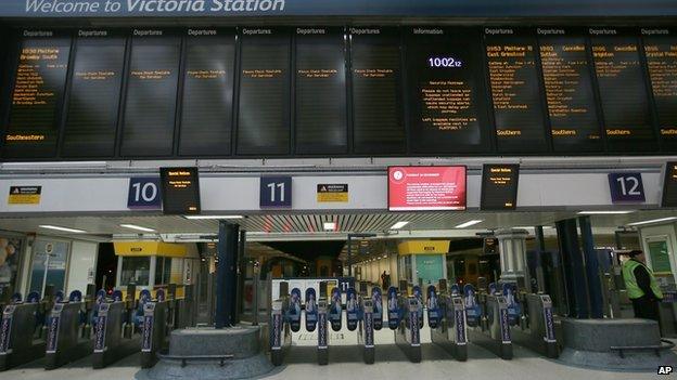 London Victoria station